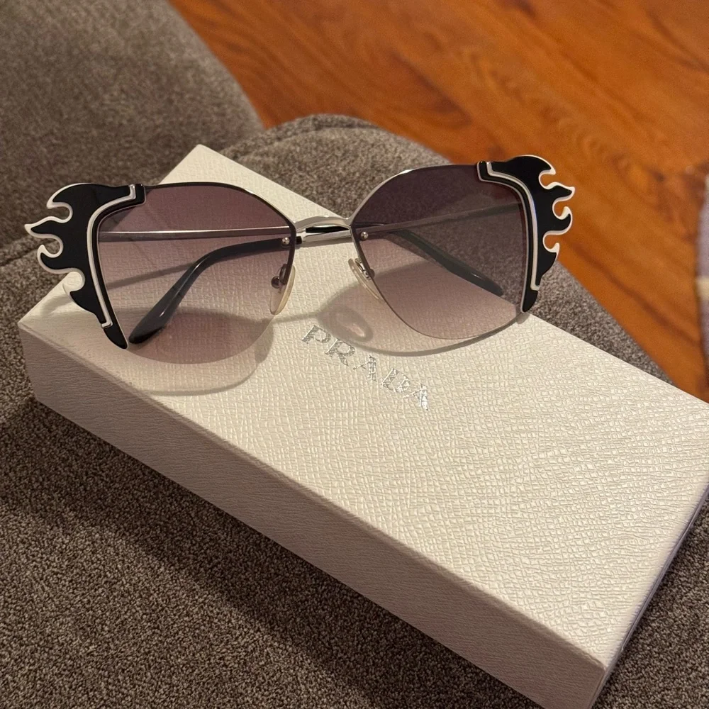 Prada Flames Cat-Eye Sunglasses - Picture 7 of 8